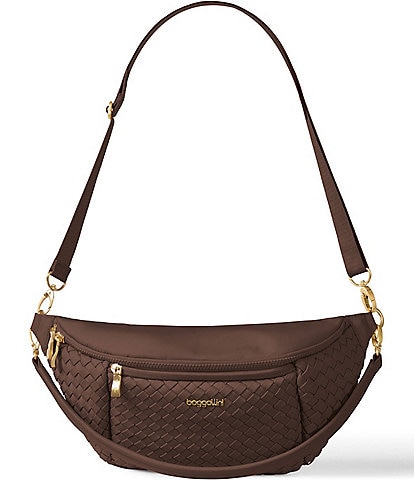 Baggallini Manhattan Collection Stanton Woven Nylon Crossbody Bag
