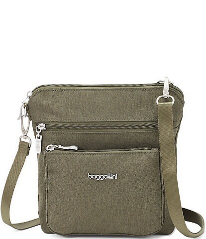 Baggallini Modern Pocket Solid Nylon Crossbody Bag