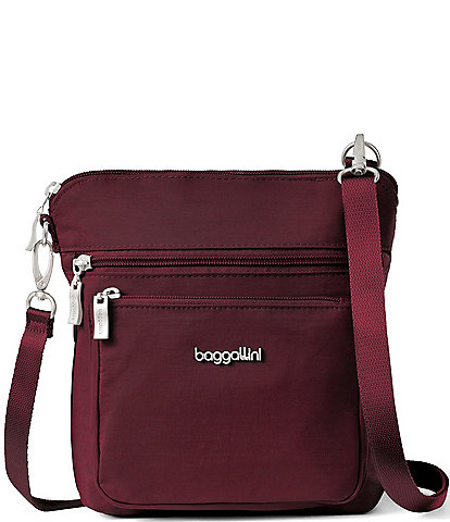 Baggallini Modern Pocket Solid Nylon Crossbody Bag