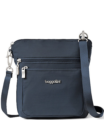 Baggallini Modern Pocket Solid Nylon Crossbody Bag