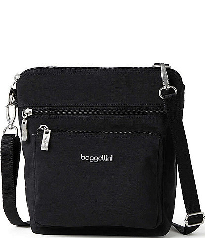 Baggallini Modern Pocket Solid Nylon Crossbody Bag