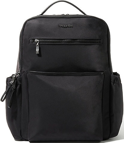 Baggallini Tribeca Expandable Twill Nylon Laptop Backpack