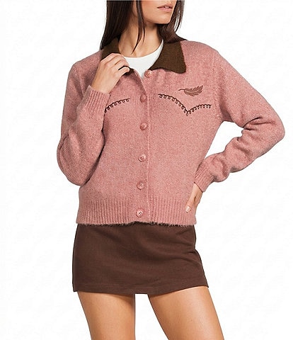 Bailey Rose Collared Western Cardigan
