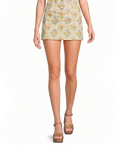 Bailey Rose Floral Mini Skirt
