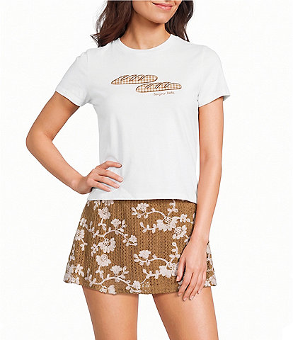 Bailey Rose Knit Bread Motif T-Shirt