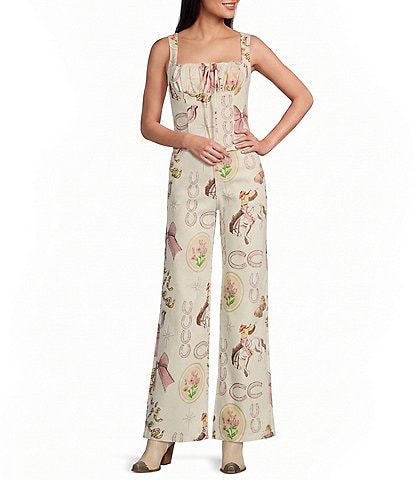Bailey Rose Lets Rodeo Western Coordinating Corset Top