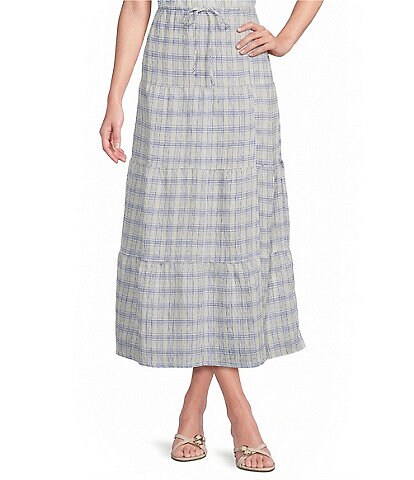Bailey Rose Plaid Coordinating Maxi Skirt