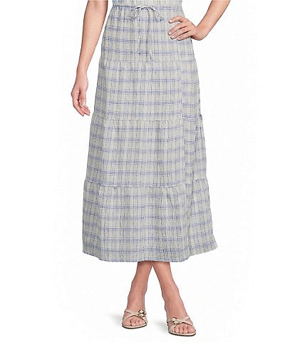 Bailey Rose Plaid Coordinating Maxi Skirt