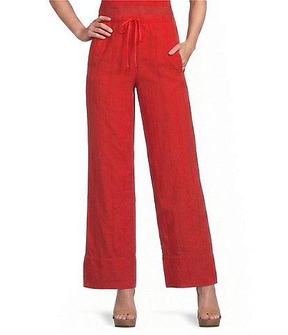 Bailey Rose Pull On Woven Eyelet Coordinating Pants