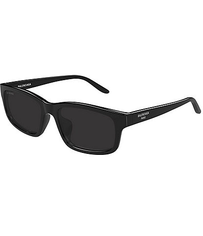 Balenciaga Men's Daily 56mm Rectangular Sunglasses