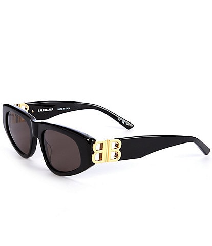 Balenciaga Unisex BB0095S 53mm Cat Eye Sunglasses