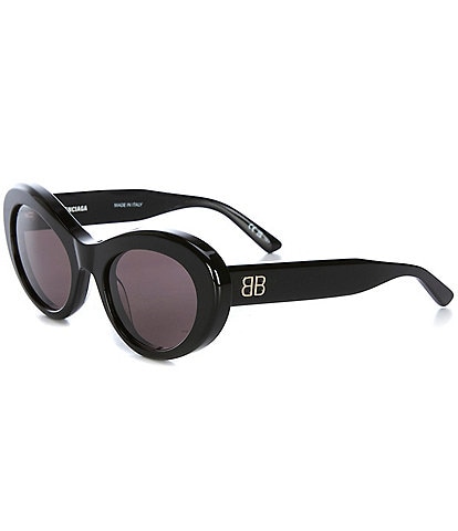 Balenciaga Women's BB0294S Monaco 55mm Oval Sunglasses
