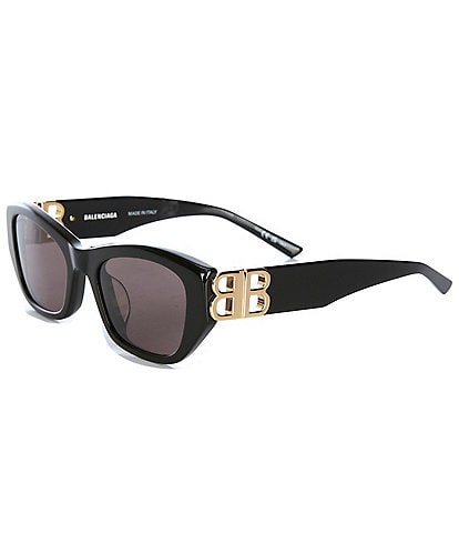 Balenciaga Women's BB0311S Dynasty 53mm Square Sunglasses