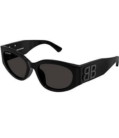 Balenciaga Women's Bossy 55mm Oval Sunglasses