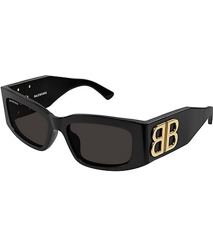 Balenciaga Women's Bossy 56mm Rectangle Sunglasses