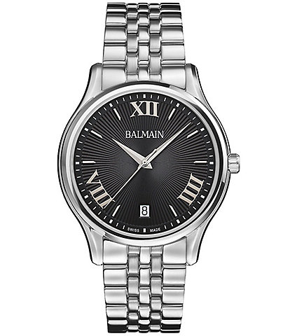 Balmain Men's Quartz Analog Stainless Steel Bracelet Watch
