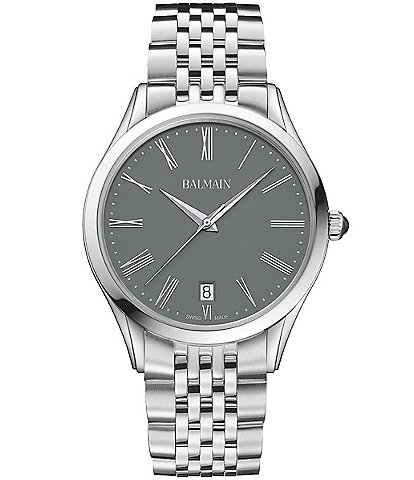Balmain Men's Quartz Analog Stainless Steel Bracelet Watch
