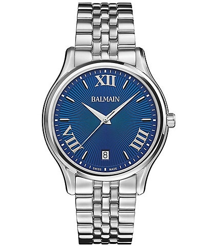 Balmain Men's Quartz Analog Stainless Steel Bracelet Watch
