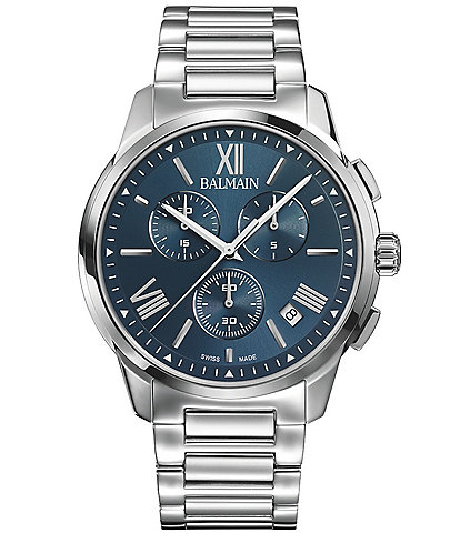 Balmain Men's Quartz Analog Stainless Steel Bracelet Watch