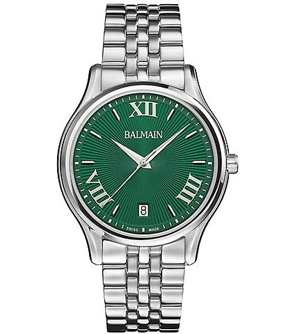 Balmain Men's Quartz Analog Stainless Steel Bracelet Watch