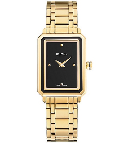 Balmain Women's Quartz Analog Gold Tone Stainless Steel Bracelet Watch