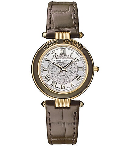 Balmain Women's Quartz Analog Leather Strap Watch