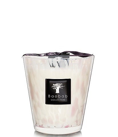 Baobab Collection White Pearls Scented Candle