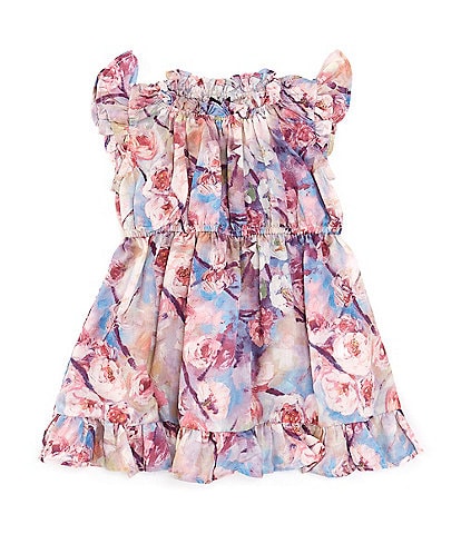 Bardot Baby Girls Newborn-18 Months Ayala Sleeveless Floral-Printed Fit-And-Flare Dress