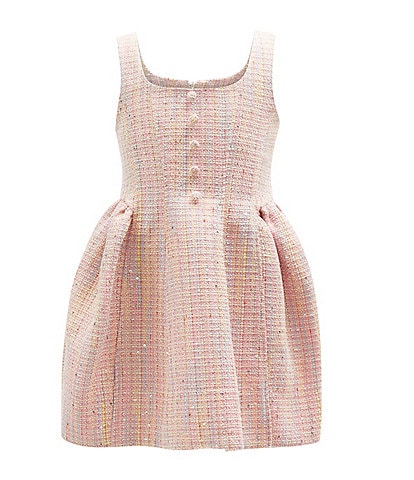 Bardot Big Girls Jade Boucle Sleeveless Mini Dress