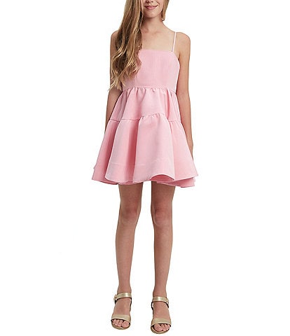 Bardot Charlotte Little/Big Girls 5-16 Sleeveless Tiered Mini Dress