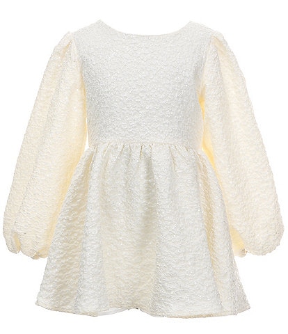 Bardot Little/Big Girls 4-16 Balloon Sleeve Mirae Sequin-Embellished Embroidered Mini Dress