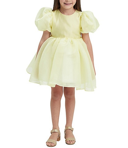 Bardot Little/Big Girls 4-16 Juliet Puffed-Sleeve Organza Mini Dress