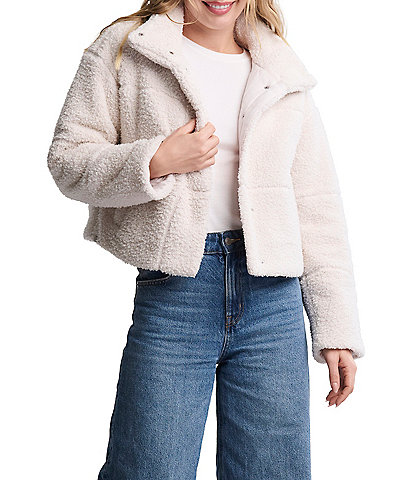 Barefoot Dreams CozyChic® Brushed Knit Side Welt Pockets Puffer Jacket