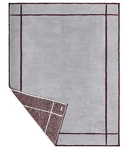 Barefoot Dreams CozyChic Belmar Border Throw