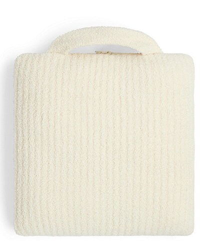 Barefoot Dreams CozyChic® Double-Sided Ribbed Plush Travel Blanket