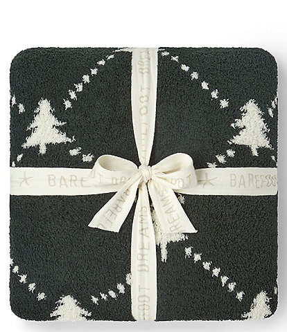 Barefoot Dreams CozyChic Holiday Tree Blanket