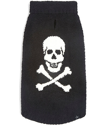 Barefoot Dreams CozyChic Skull and Bones Pet Sweater