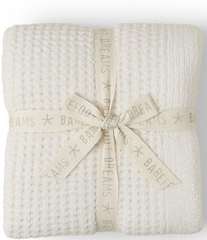 Barefoot Dreams CozyChic® Solid Waffle Knit Throw Blanket