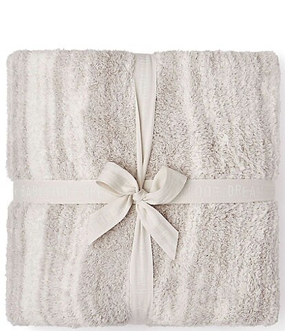 Barefoot Dreams CozyChic Space Dye Border Throw