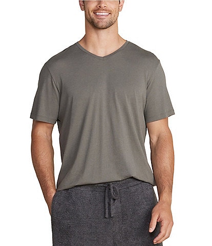 Barefoot Dreams Malibu Collection® V-Neck Short Sleeve Basic T-Shirt