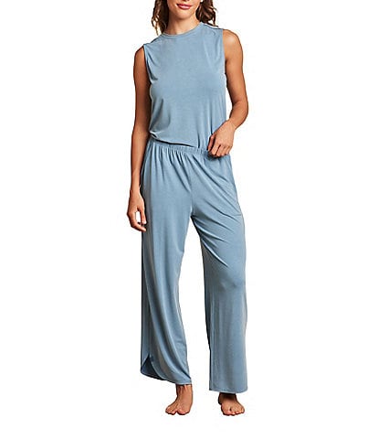 Barefoot Dreams Sand Washed Jersey Tank & Pant Lounge Set