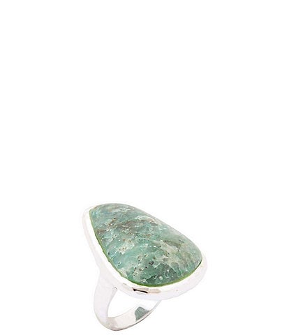 Barse Everstone Silver and Cuprite Statement Ring
