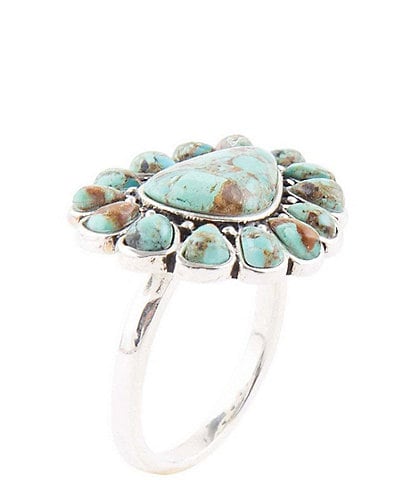 Barse Durango Turquoise Multi-Stone Ring