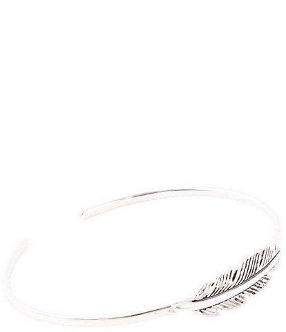 Barse Sterling Silver Quill Cuff Bracelet