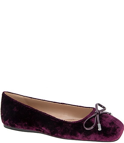 BCBGeneration Hartly-2 Velvet Ballet Bow Flats