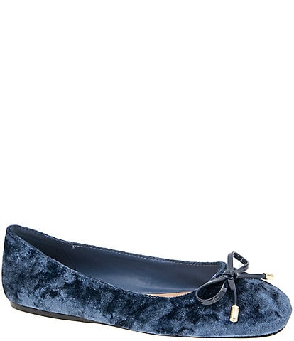 BCBGeneration Hartly-2 Velvet Ballet Bow Flats