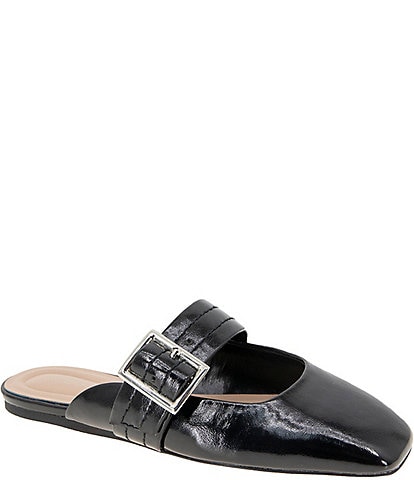 BCBGeneration Hope Buckled Ballet Mules