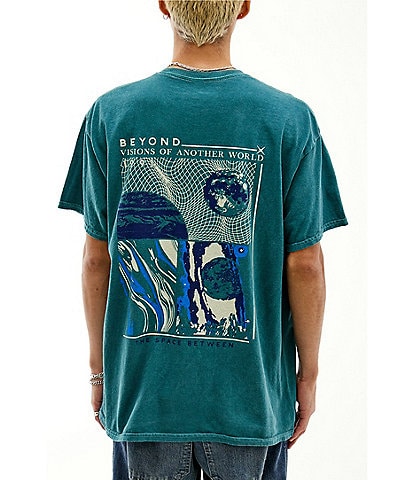 BDG Urban Outfitters Beyond Visions Short Sleeve Galaxy Print T-Shirt