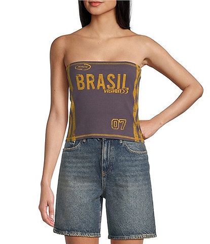 BDG Urban Outfitters Brasil Bandeau Top