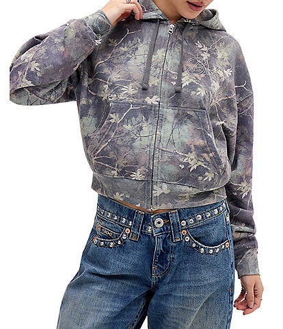 BDG Urban Outfitters Camo Zip Hoodie Jacket